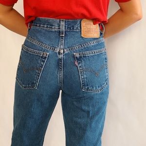 Vintage levis bootcut jeans sz 26/27”